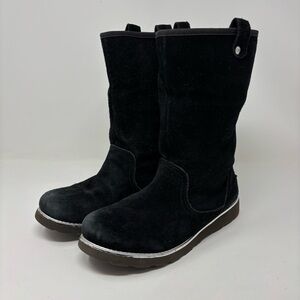 UGG Australia Callie Black Suede Boots Size 6